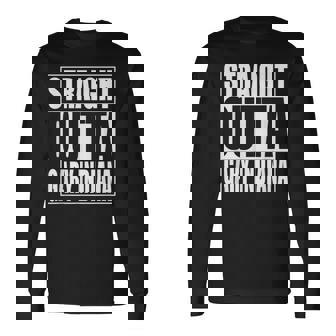 Straight Outta Gary Indiana Long Sleeve T-Shirt | Mazezy