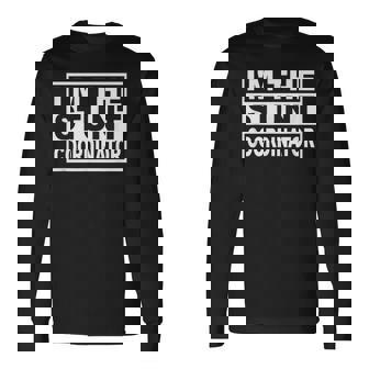 Stunt Coordinator Cuadrado Gráfico Camiseta de manga larga - Regaloses