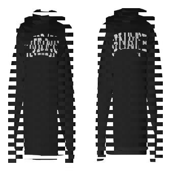 Sundance Wyoming Wy Vintage Athletic Sports Long Sleeve T-Shirt | Mazezy