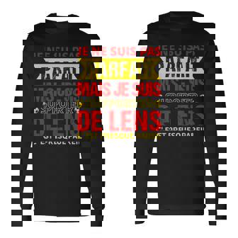 Supporter De Lens Humour Football Cadeauupporter Lensois T-shirt à manches longues - Cadeauxyz