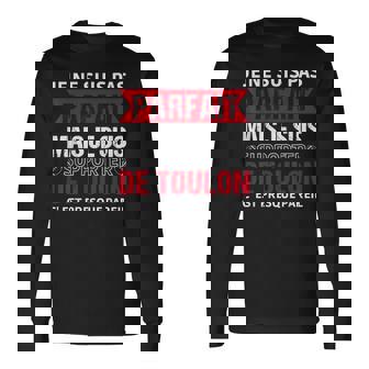 Supporter De Toulon Humour Rugby Cadeauupporter Toulonnais T-shirt à manches longues - Cadeauxyz