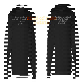 Sweet Potato And Kind Of Rude Potato Long Sleeve T-Shirt | Mazezy