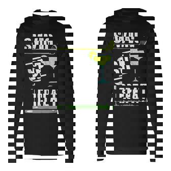 Swing Sip Repeat Golf Margarita Lover Golfer Tank Top Long Sleeve T-Shirt | Mazezy