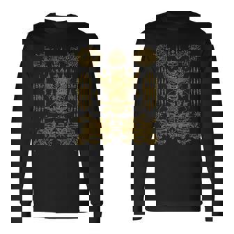 Tailandiaak Yant Tatuaje Mágico Tailandés Tatuajes Tailandesaeneno Camiseta de manga larga - Regaloses