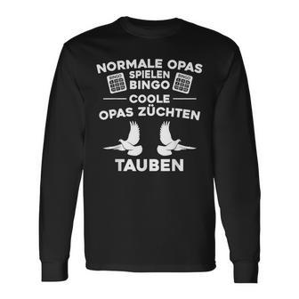 Taubenzüchter Brieftauben Tauben Coole Opas Bingo Langarmshirts - Geschenkecke