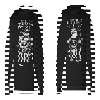 Tete Morte Haltères Musculation Haltérophilie T-shirt à manches longues - Cadeauxyz