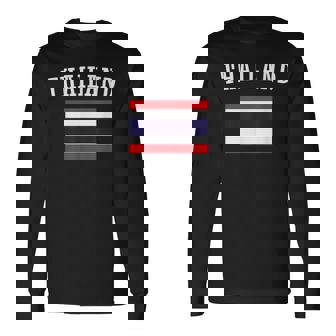 Thai Pride Flag Thailandia Grande Regalo Maglietta a maniche lunghe - Novitaregali