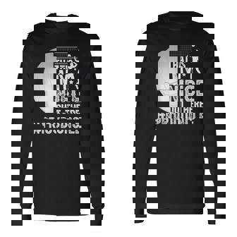 That's My Niece Volleyball Uncle Of A Volleyball Player Long Sleeve T-Shirt - Monsterry