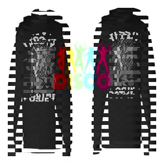 This Is My Disco コスチューム 70年代&80年代パーティー衣装 メンズ レディース 長袖Tシャツ - Kawaiitshirt