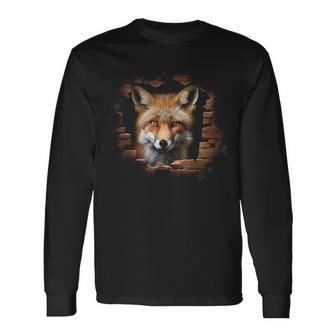 Tiermotiv Fuchs Langarmshirts - Geschenkecke