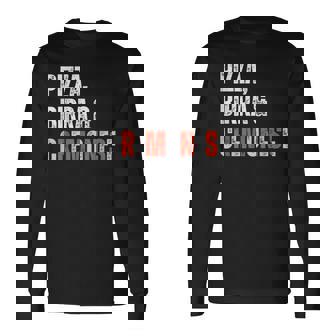 Tifoso Cremonese Pizza Birra Uomoemplice Cremona Maglietta a maniche lunghe - Novitaregali