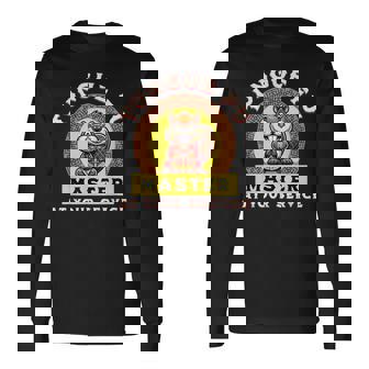 Tongue Fu Beaver Raunchy Adult Inappropriate Humor Long Sleeve T-Shirt | Mazezy