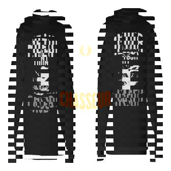 Tonton Chasseur Chasse Cerfaison Humour Homme Oncle T-shirt à manches longues - Cadeauxyz