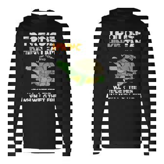 Tortugaenderismo Equipo Tortuga Tortuga Divertidoayingenderista Camiseta de manga larga - Regaloses