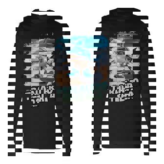 Tralalero Tralala Italian Brainrot Memes Internet Meme Shark Long Sleeve T-Shirt | Seseable FR