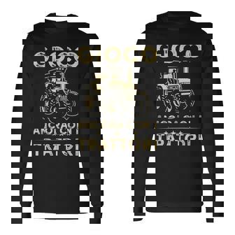 Trattore Agricoltore Contadino Trattorista Cioco Trattori Maglietta a maniche lunghe - Novitaregali