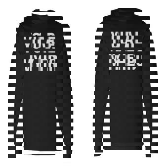 Tuei Il Mio Eroe Maglietta a maniche lunghe - Novitaregali