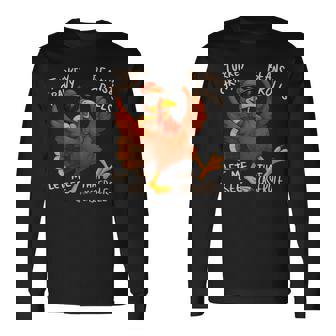 Turkey Gravy Beans And Rolls Thanksgiving Toddler Boys Long Sleeve T-Shirt | Mazezy