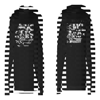 Two Fast Dirt Bike Birthday Decorations 2Nd Birthday Boy Long Sleeve T-Shirt - Monsterry