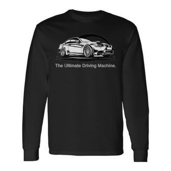 Ultimate Driving Machine Euro E92 M Three Long Sleeve T-Shirt - Thegiftio UK
