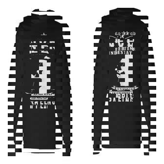 Never Underestimate An Old Man Who Loves Rappelling Tank Top Long Sleeve T-Shirt | Mazezy