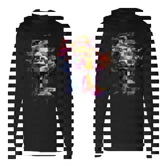 Unique Avant Garde Vaporwave Futuristic Vision Long Sleeve T-Shirt | Mazezy