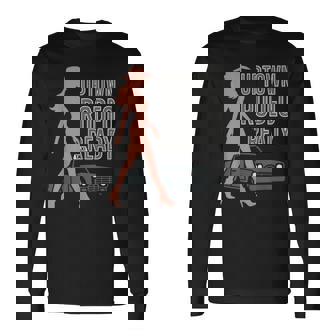 Urban Cowboy City Western Soul Boots Skyline Country Dreams Long Sleeve T-Shirt | Mazezy