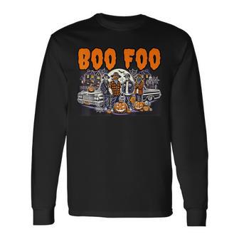 Urban Cultura Chicano Latino Cholo Mexican Halloween Homies Long Sleeve T-Shirt - Thegiftio UK