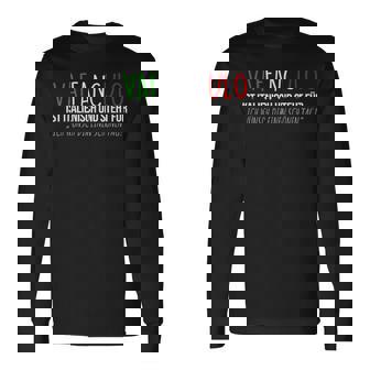 Vaffanculo Italien Italiener Italienisch Italiaizilien Langarmshirts - Seseable