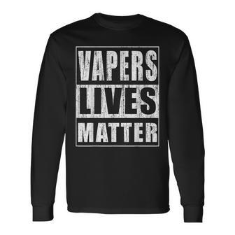 Vapers Lives Matter Cool Regalo Paraaperaping Lover Regalo Camiseta de manga larga - Regaloses
