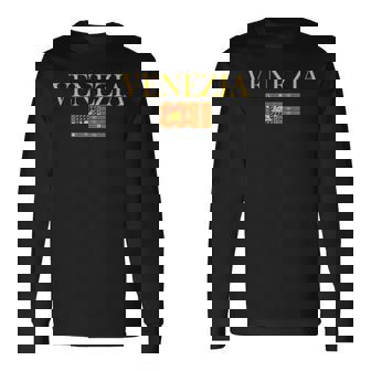 Venezia Bandiera Italiaenezia Bandiera Italiana Leone Dian Marco Maglietta a maniche lunghe - Novitaregali