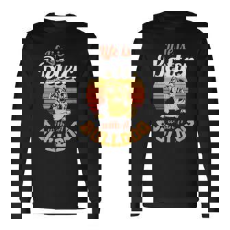 Vêtements Drôles Pour Bouledogue Anglais Marchandise Pour Ch T-shirt à manches longues - Cadeauxyz