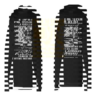 Im A Veteran Not A Sucker Or A Loser Veteran Patriotic Long Sleeve T-Shirt | Mazezy