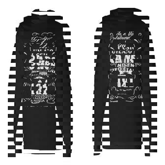 Vintage 85 Cumpleaños Hombres Divertido 1941 85 Cumpleaños Español Camiseta de manga larga - Regaloses