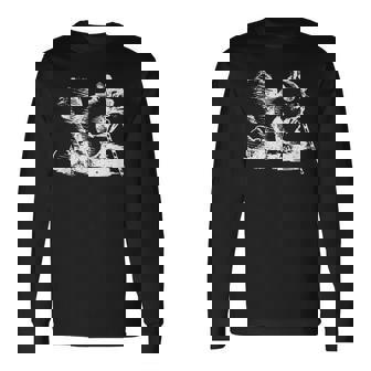 Vintage A Blind Squirrel Animal Nut Joke Long Sleeve T-Shirt - Monsterry