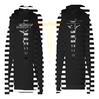 Vintage Christur La Croix Jésus Mort –Auveur T-shirt à manches longues - Cadeauxyz