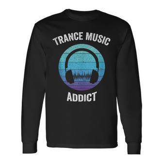 Vintage Electronic Techno Dance In Mangas Camiseta de manga larga - Regaloses