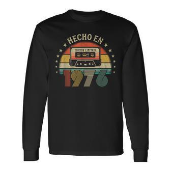 Vintage Hecho En 1976 Regalo Nacido En 1976 Edición Limitada Camiseta de manga larga - Regaloses