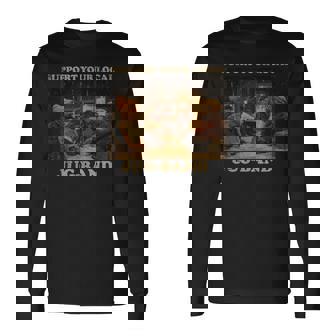 Vintage Support Local Jug-Band Graphic Music Musician Joke Long Sleeve T-Shirt - Thegiftio