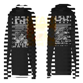 Vintage Utah-Get Me Two 1980S Movie Quote Long Sleeve T-Shirt | Mazezy