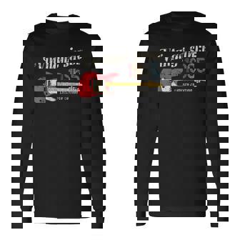 Vintageince 1965 Birthday Party ギターギタリストミュージシャン 長袖Tシャツ - Kawaiitshirt