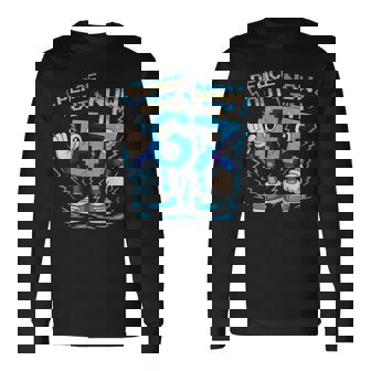 I Was 6 Now I'm 7Ixeven Brainrot 7歳の誕生日 長袖Tシャツ - Kawaiitshirt