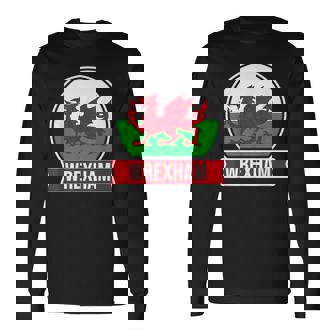 Wrexham Cymru Galles Maglietta a maniche lunghe - Novitaregali