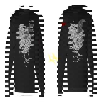 Wyandotten Pollos I Pollo Aves De Corral Motivo Para Gallinas Camiseta de manga larga - Regaloses