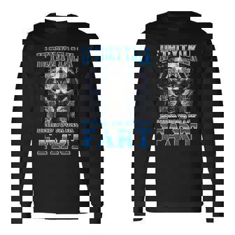 If They Talk Behind Your Back Fart Werewolf Meme Long Sleeve T-Shirt - Monsterry