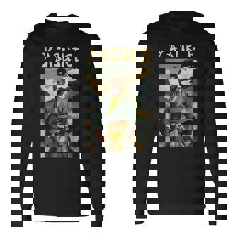 Yasuke African Samurai Black Martial Arts Japanese History Long Sleeve T-Shirt - Thegiftio