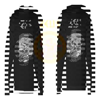 Zeus Antiker Griechischer Gott Mythologie Des Antiken Langarmshirts - Geschenkecke