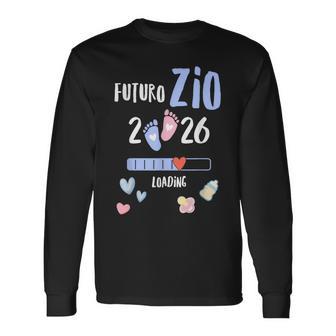 Zio 2026 Gravidanza Futuro Zio 2026 Loading Maglietta a maniche lunghe - Novitaregali
