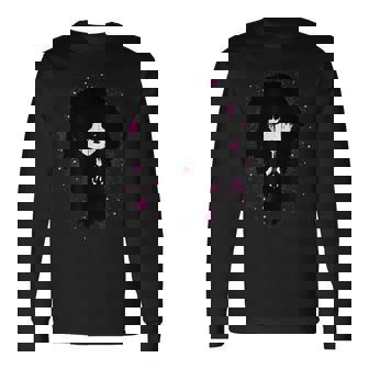 かわいい ゴスロリ プリント パンク ロック ロリータ 地雷系 半袖 おしゃれ かっこいい ゴシック バンパイア 長袖Tシャツ - Kawaiitshirt