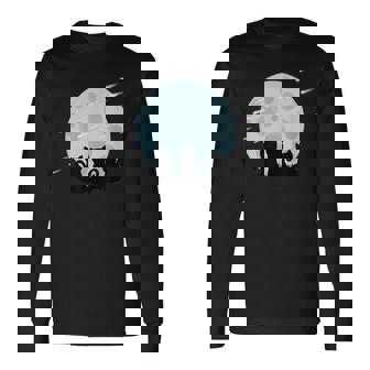 かわいい猫モチーフ 猫好き ペット カラフル ハウスキャット 長袖Tシャツ - Kawaiitshirt